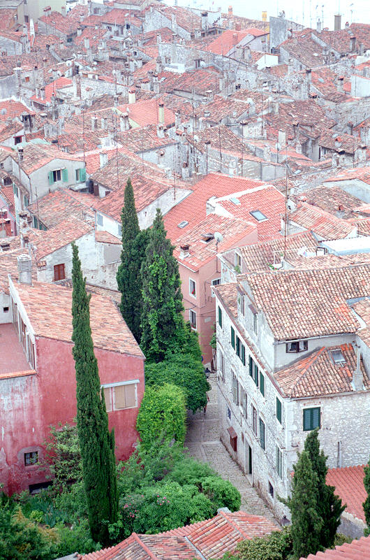 Ausblick auf Rovinj