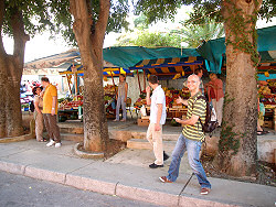 Reisebericht - mit tuifly.com nach Mali Losinj in Kroatien - .. der neue Obstmarkt in Mali Losinj