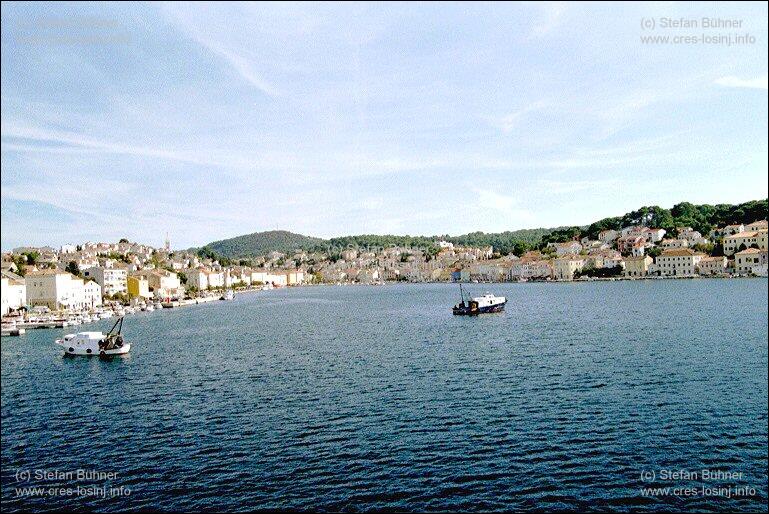 im Hafen der Stadt Mali Losinj