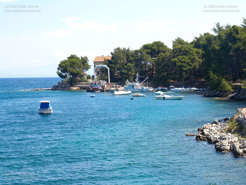 Strand / Bucht Valdarke in Mali Losinj - Kroatien